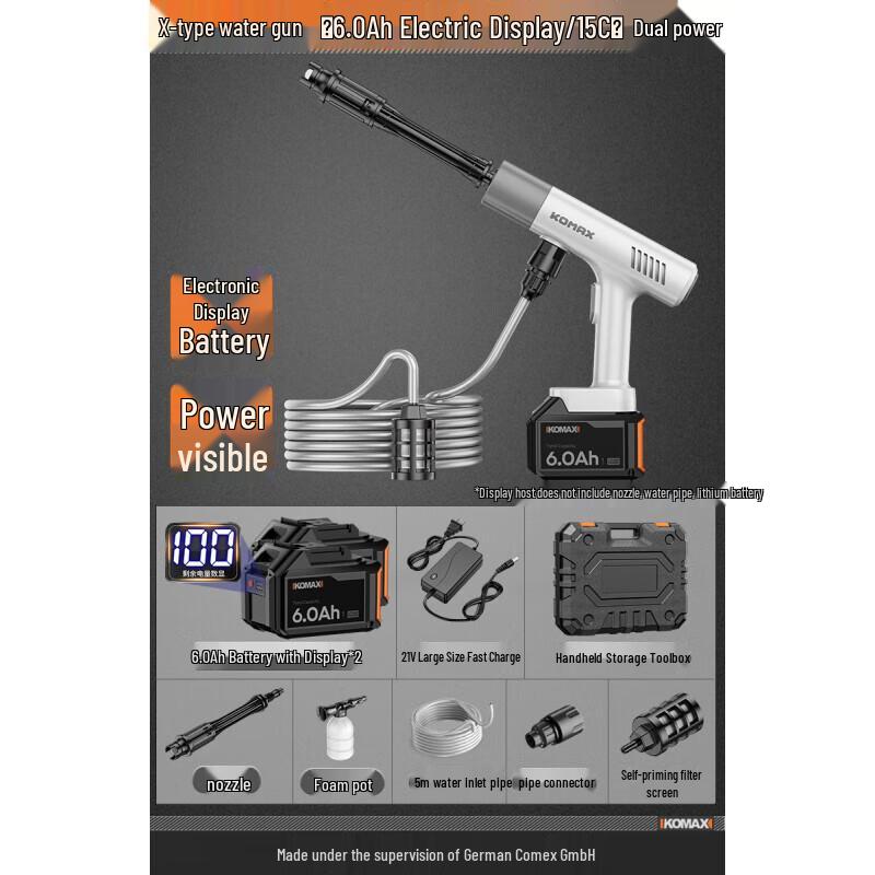 IRIR Cordless High-Pressure Car Washer