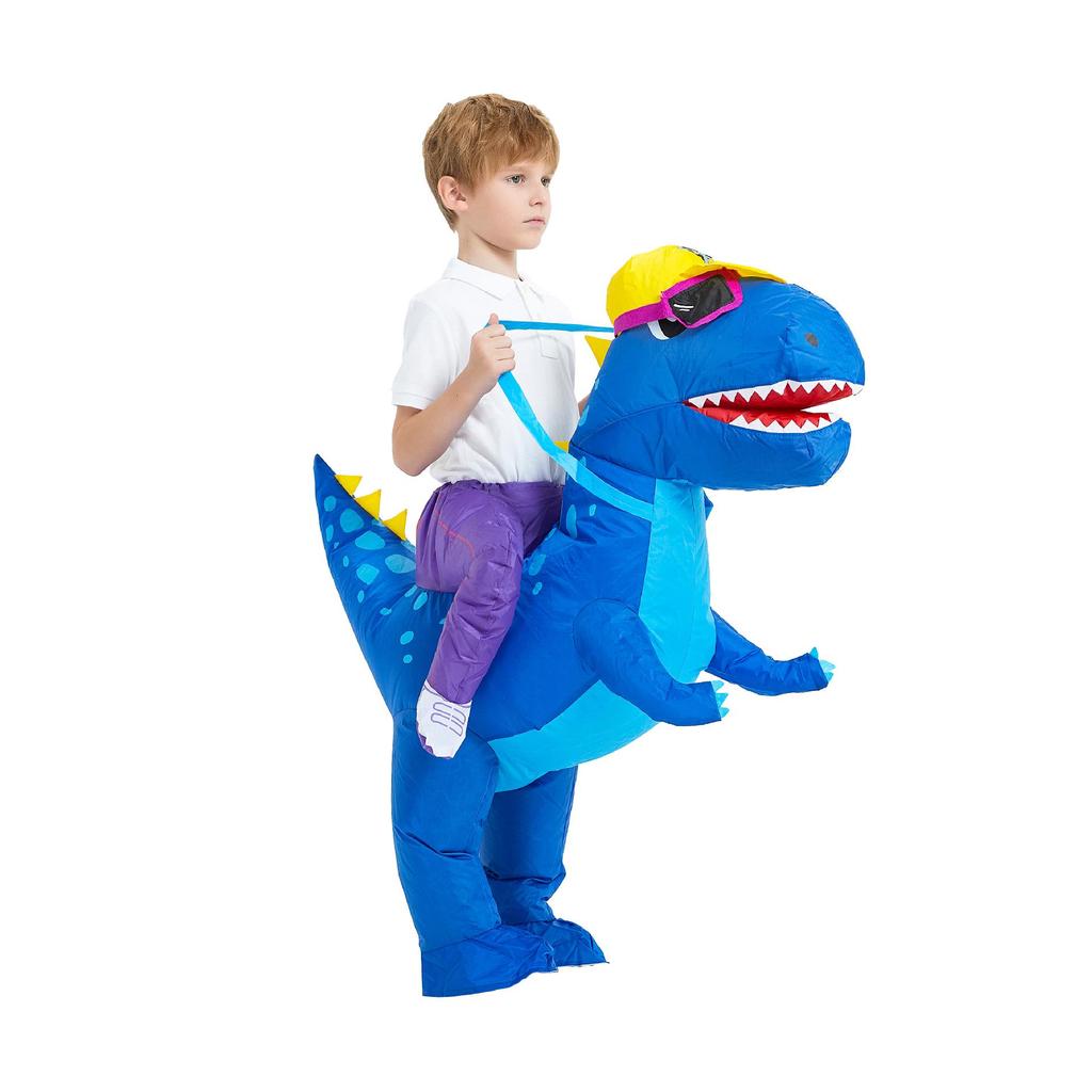 Costum Gonflabil Halloween Dinozaur & Flamingo Iepure: Recuzită amuzantă pentru spectacol cu animale