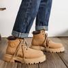 FashionBritish Style High Top Platform Boots Men Autumn Winter New Designer Luxury Shoes Male Fashion Casual Ankle Botas Hombre