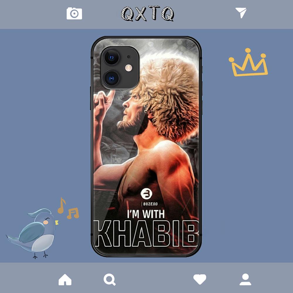 Etui Eagle Khabib Nurmagomedov na iPhone Samsung Galaxy Redmi Note S 17 16 15 14 13 20 24 25 54 Pro Max Ultra Fe Pokrowiec ze Szkła Hartowanego