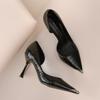 Temperament Commuting Thin Heels Super High Heels Shu Chinese Style Pointed Single Shoes Light Mouth Shoes