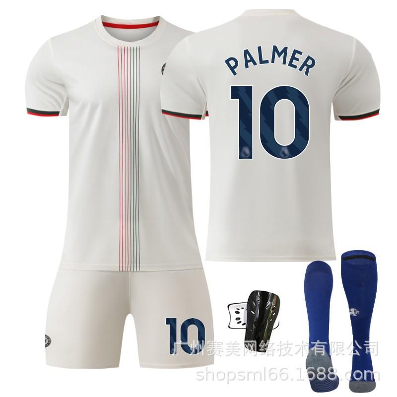 26 Football Uniform No. 10 Palmer Jersey 8 Enzo 24 Chelsea Away Suit Men's 20