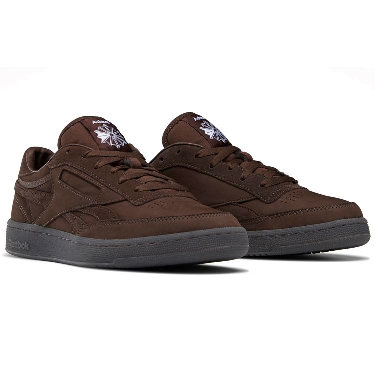 Купить Reebok Adsum x Club C Revenge Plus Темно-коричневые кроссовки ...