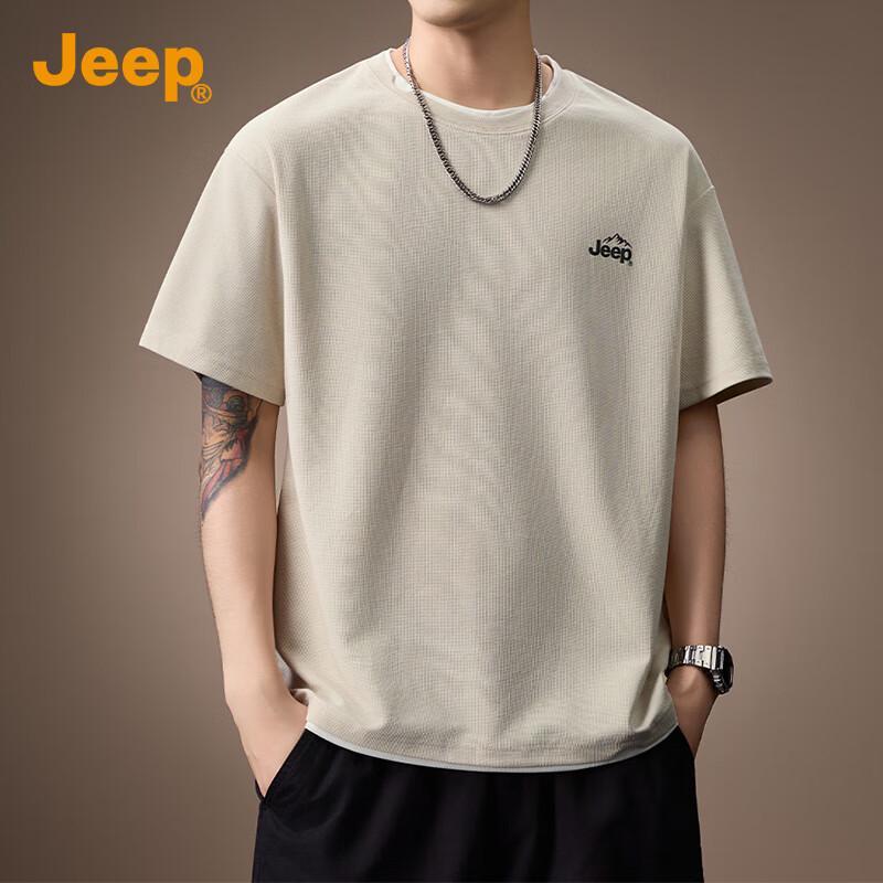 JEEP Men s 2025 Lightweight Short Sleeve T-shirt XL