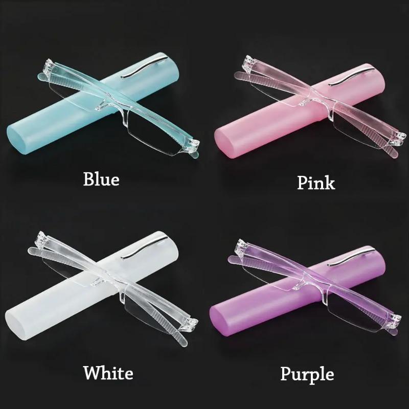 Ultraleichte Lesebrille Herren Damen Trend Gelee Farbe Lesebrille Alterssichtigkeit Dioptrien +1.0 1.5 2.0 Bis 4.0 Brillen Mit Etui