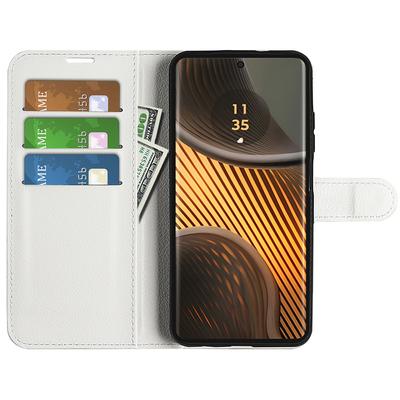 Dla Motorola Edge 50 Ultra 5G/Moto X50 Ultra 5G Etui Portfelowe Skórzane Etui na Telefon z Teksturą Liczi