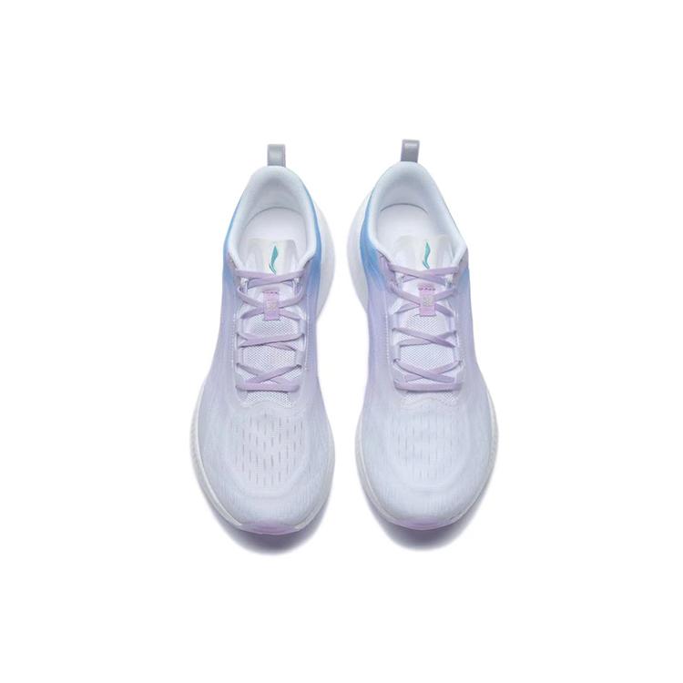 New LiNing Super Light 19 Cushioning Anti Slip And Wear Resistant Low Top Running Shoes Women's Purple Blue ARBS002-31