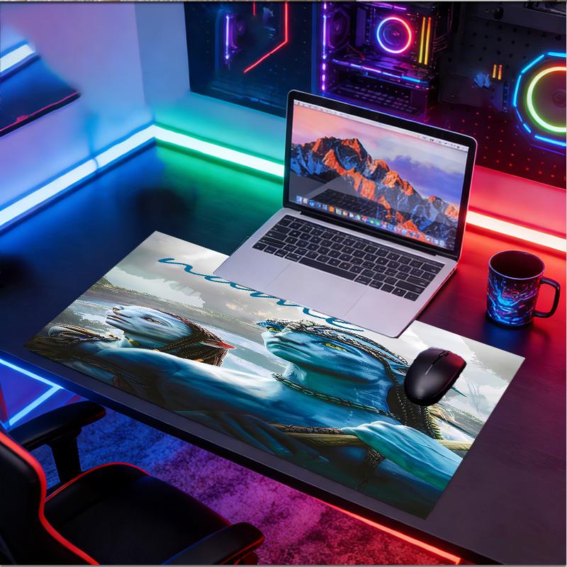 Custom Name Personalized Avatar Pattern Mousepad, Laptop PC Desk Mat, Decorative Desk Mat for Home Keyboard Pad Gift