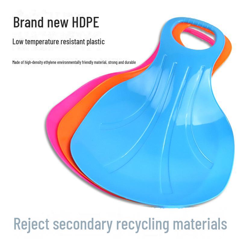 Fan-Shaped Grass Ski Board: Thickened Snowboard for Kids & Adults - Outdoor Lawn Skateboard Mat