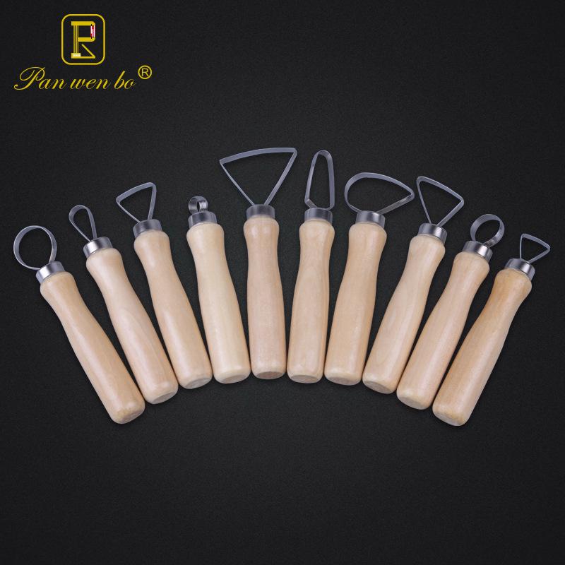 Cross-Border Pottery Clay Tools: Soft Clay, Texture Brush, DIY Auxiliary Supplies, Detail Needle, Seven Needle, Shaping Tools