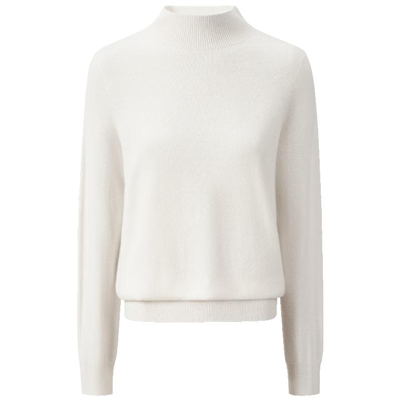 GIOVANNI VALENTINO Women's Semi-High Collar Cashmere Sweater