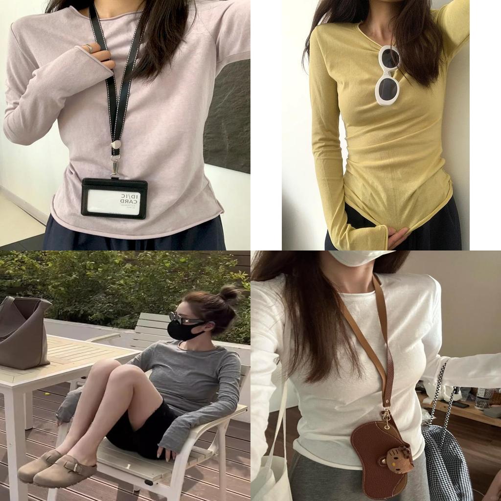 Casual Spring Womens Cotton Long Sleeve T Shirt With Sun Protection For Office Wear
