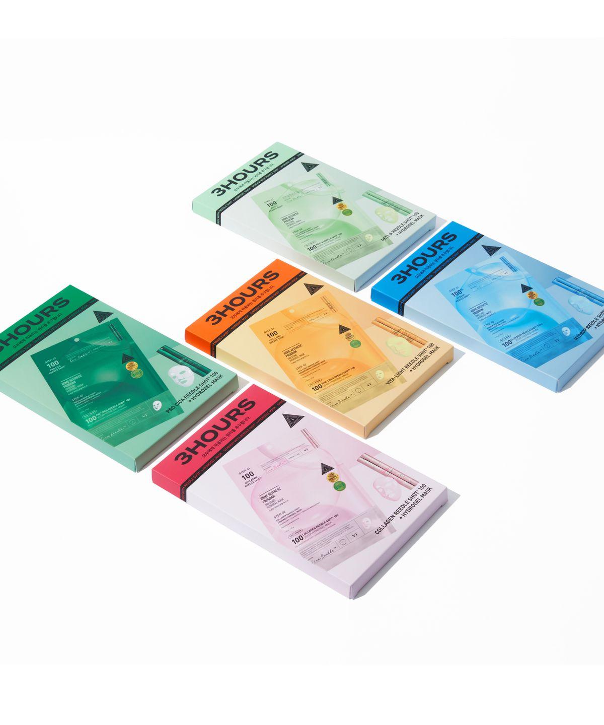 VT Color Riddle Shot 2-Step Hydrogel Mask 4-Pack (Choose 1 of 5) Letty-A