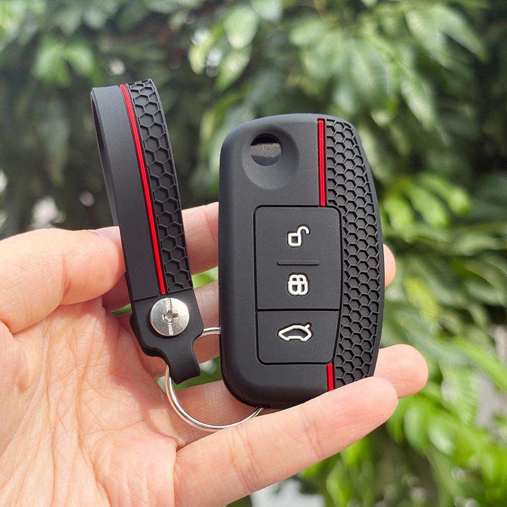 Knife Flip Keychain Protection For Ford Gm Ka Fusion Kuga St Focus 2 3 Silicone Car Key Caps Cover Case