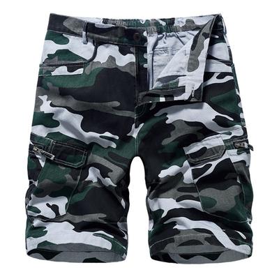 New Summer Men Cotton Cargo Camouflage Shorts Men Clothing Casual Breeche Bermuda Beach Jogger Shorts Male Hot Dropshipping