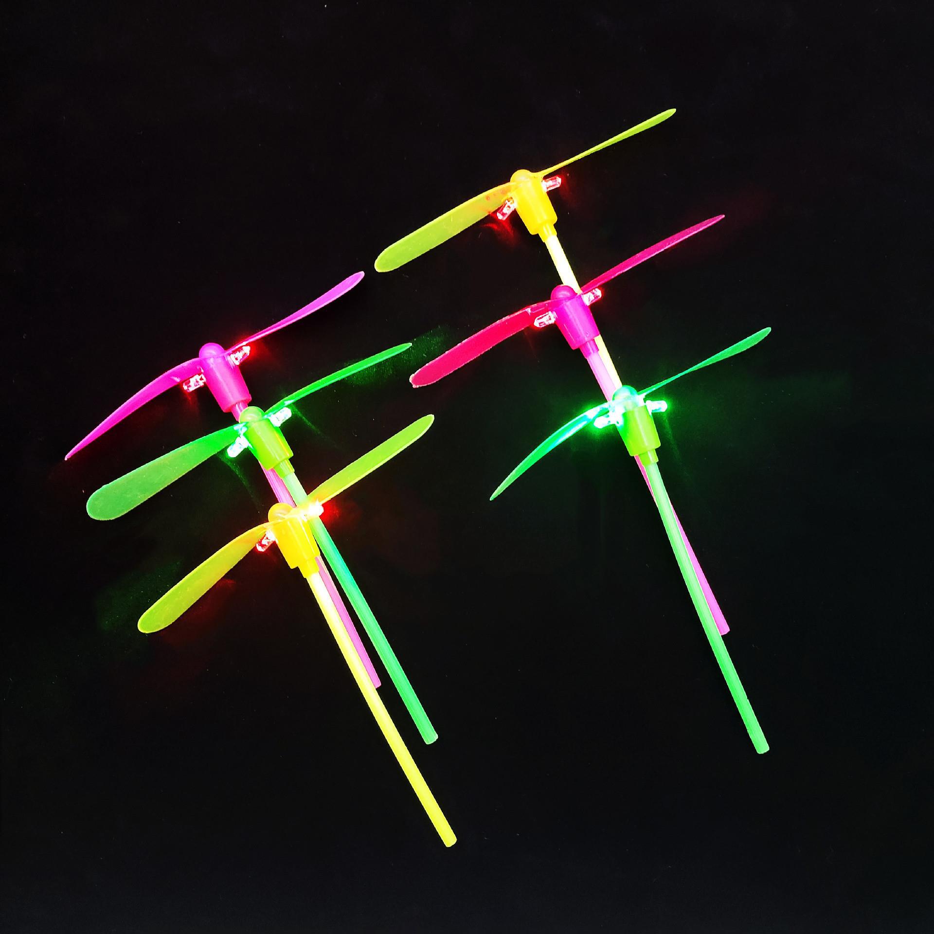 Flashing Luminous Hand-Push UFO Frisbee - Large Pull-String Flying Saucer Toy