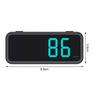 Vehicle Flat Panel Display Plug PlayColorful LED Display GPS Digital Speedometer Digital Automotive HUD for Car Truck SUV RV