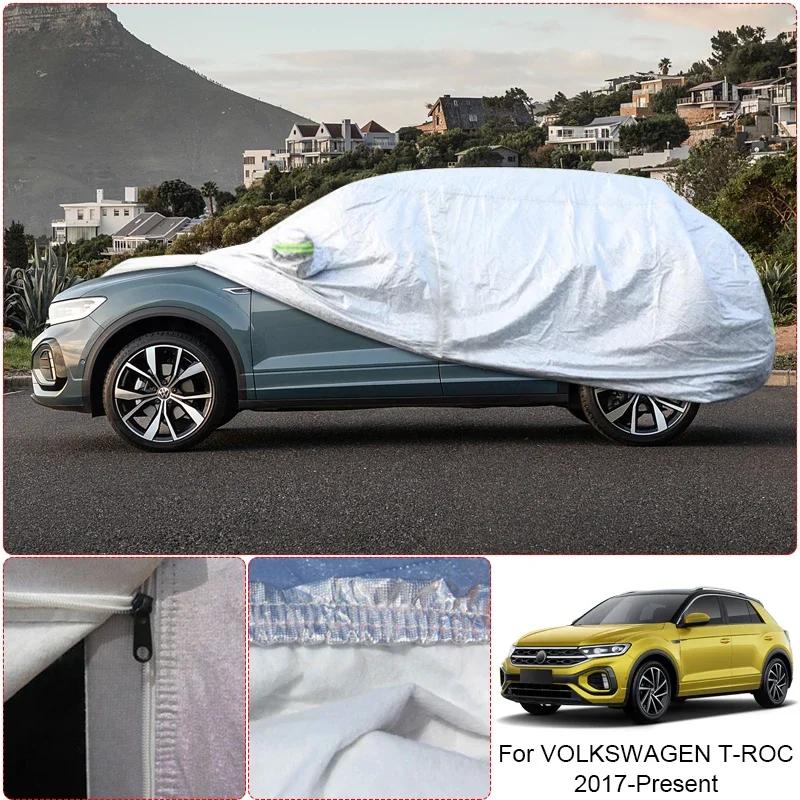 

Car Thicken Cover Rain Snow Waterproof For Volkswagen Atlas Teramont ID.4 ID.5 ID.6 TAOS TAYRON T-CROSS TIGUAN TOUAREG T-ROC