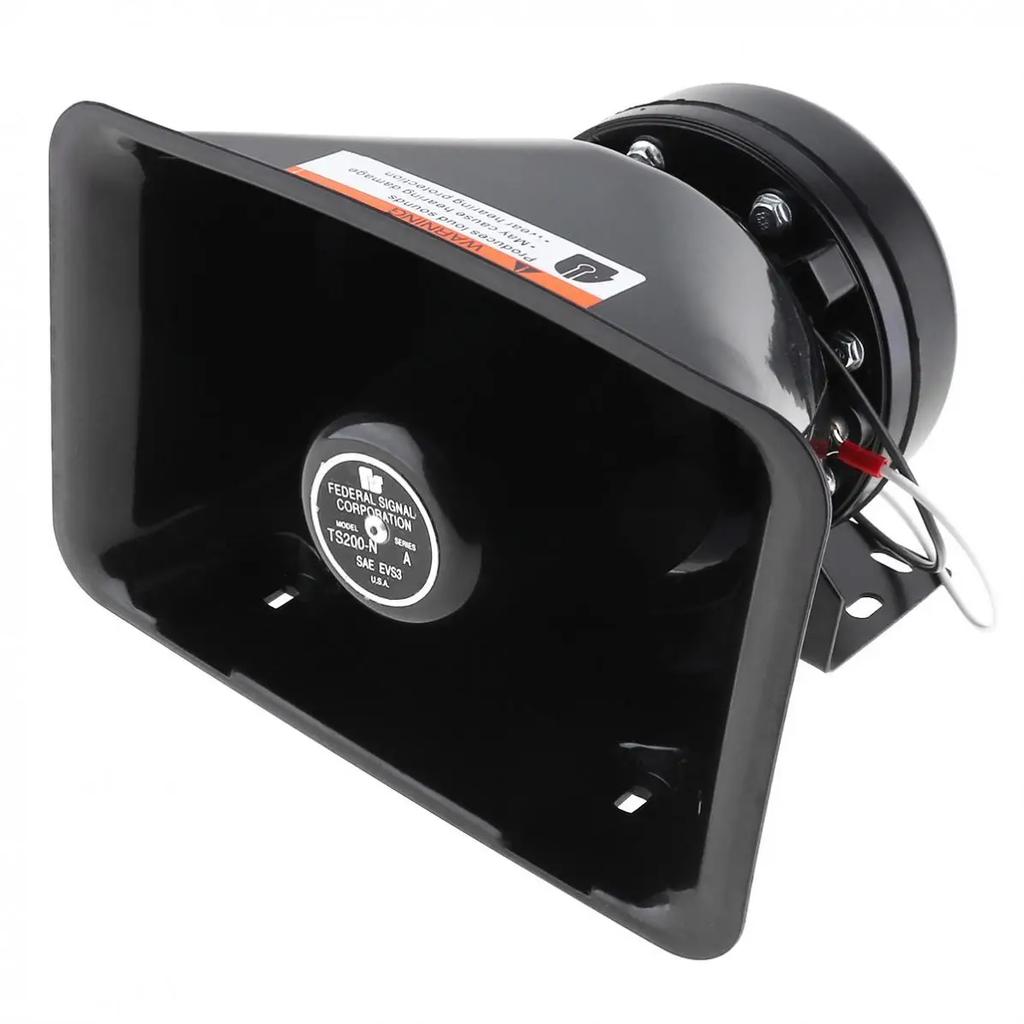 200W Universal DC12V 9 Tone Loud Car host Warning Alarm Siren Horn Speaker with MIC System