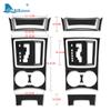 Real Soft Carbon Fiber for Dodge Magnum Charger 2008 2009 2010 Accessories Interior Trim Car Center Gear Shift Panel Sticker