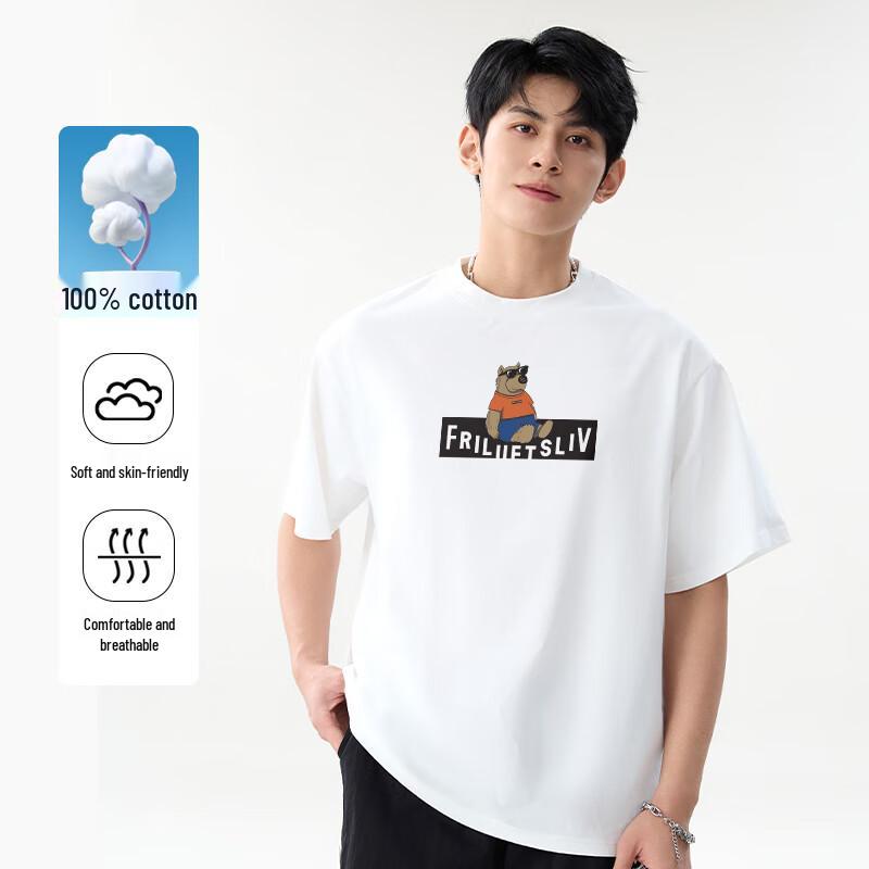 Baleno Men's S&K Series Cotton Graphic T-Shirt