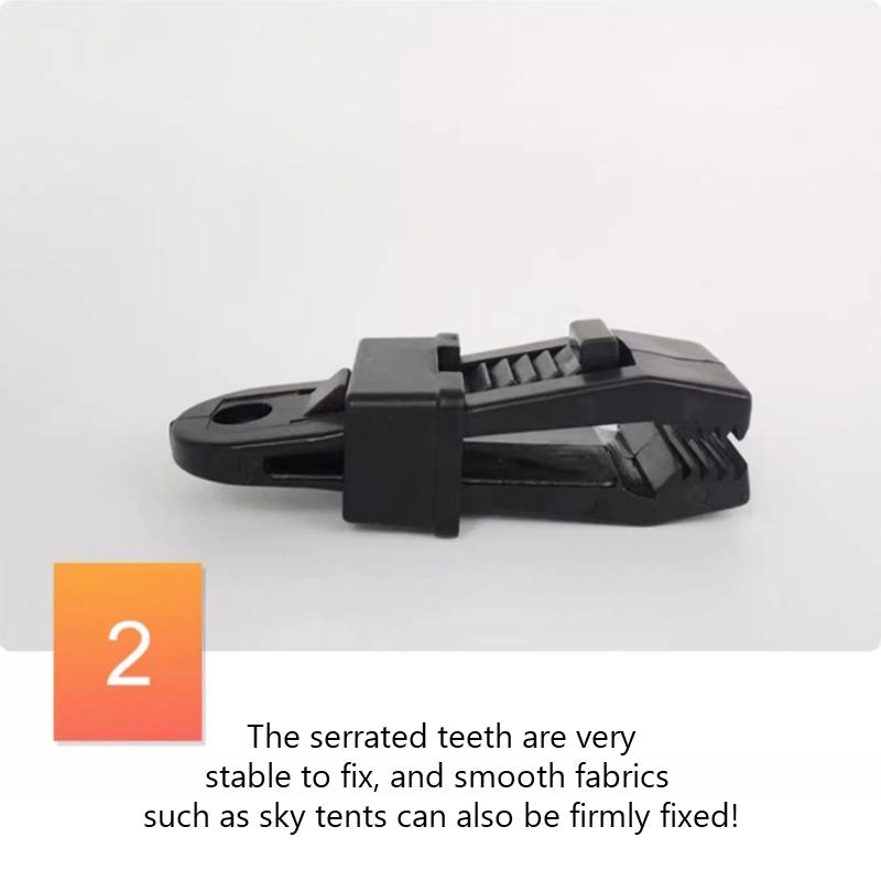 Plast Teltklemmer, Kalesje Vindtette Tau, Festeklemmer, Markiseklemmer, Presenninger, Regntett Duk Festeklemmer