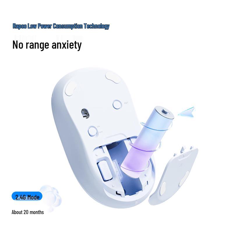 Rapoo C10 Wireless AI Portable Mouse