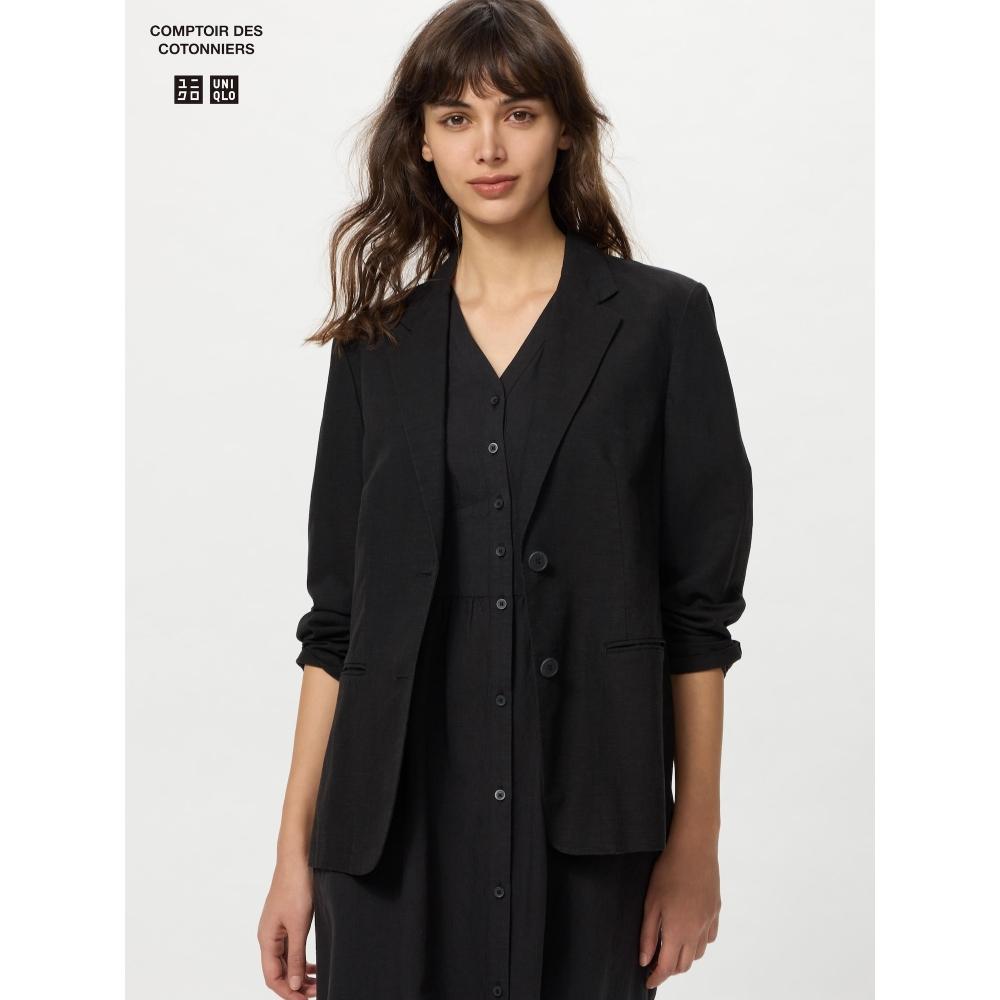 Uniqlo Japan Linen Blend Jacket