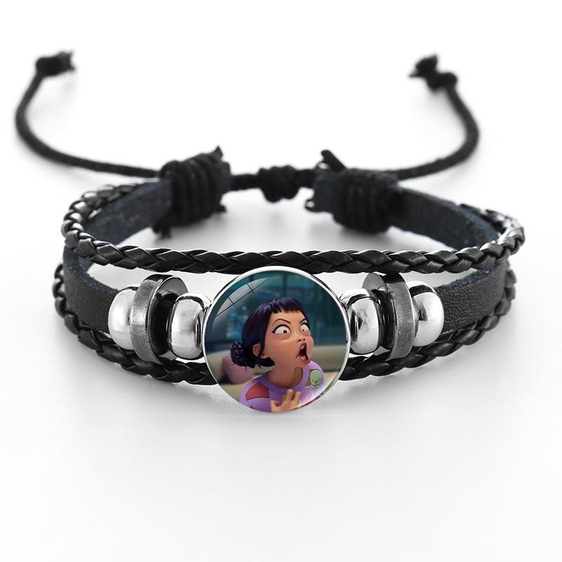 Cartoon Character Bracelet, Alloy Charm Adjustable 18+6cm Chain, Unisex Fashion Jewelry Gift for Daily Wear