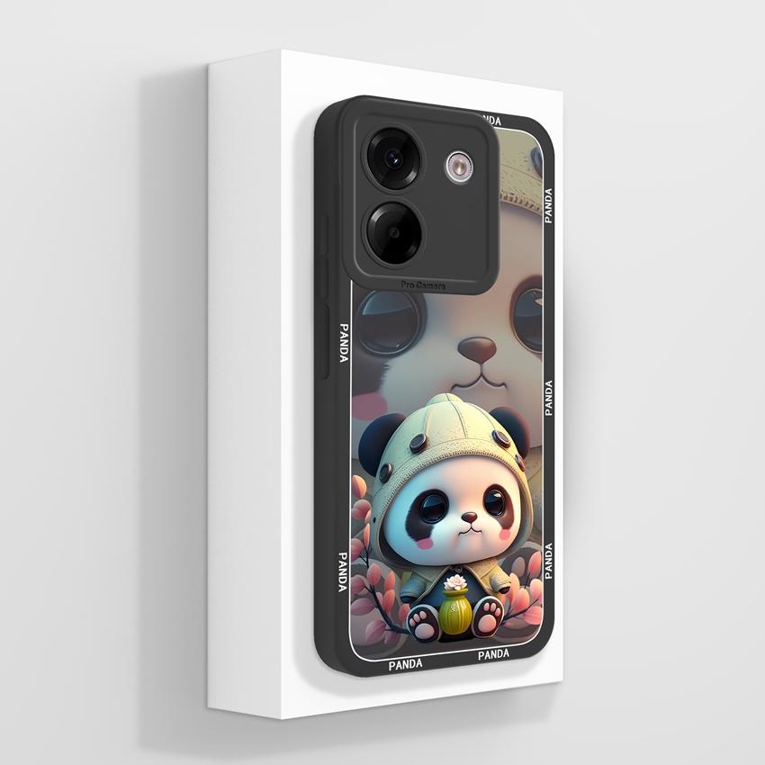 

Для Xiaomi Poco M7 X7 X5 X3 X2 Pro C51 C71 C75 чехол для телефона милый рисунок мультяшной панды высококачественный противоударный силиконовый защитный чехол для Xiaomi Capa Xiaomi Poco X7 Pro 5G