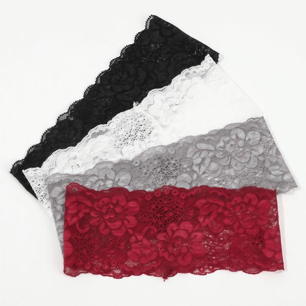 Fashion Elastic Mesh Lace Hairband Elegant Lightweight Headband Breathable Hollow-Out Headwrap Cap Lady Girls Headwear