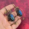 Labradorite earring copper wire wrapped earring top quality gemstone earrings Labradorite copper jewelry handmade drop earring gifts for her
