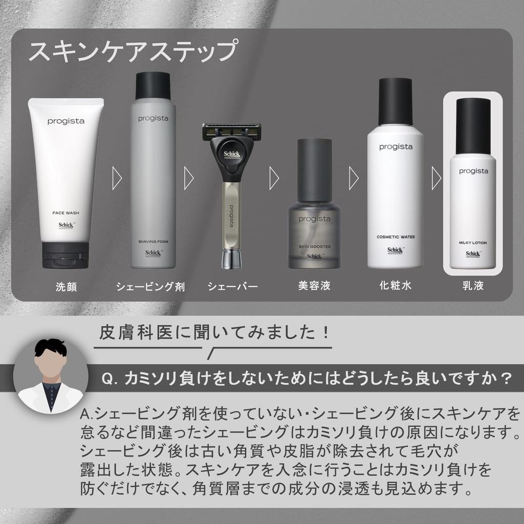 Schick progista milky lotion 150mL for men