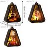 Battery Operated Halloween LED Lamp Plastic Handheld Lanterns Hanging Lantern  Ghost Festival