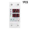 Dual Display 40/63A 230V DIN Rail Digital Over and Under Voltage Surge Protector