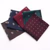 Striped Flower Type Men'S Suit Pocket Towel Men'S Business Retro Suit Chest Towel Small Square Towel