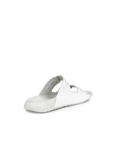 ECCO Cosmo Women's Slide Sandals, Bright White, Size 25.0 Cm, 3E