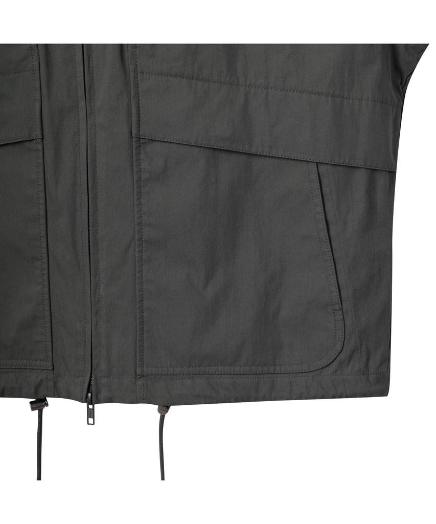 Customellow Black Collar Blouson C9Uam25113Gyx