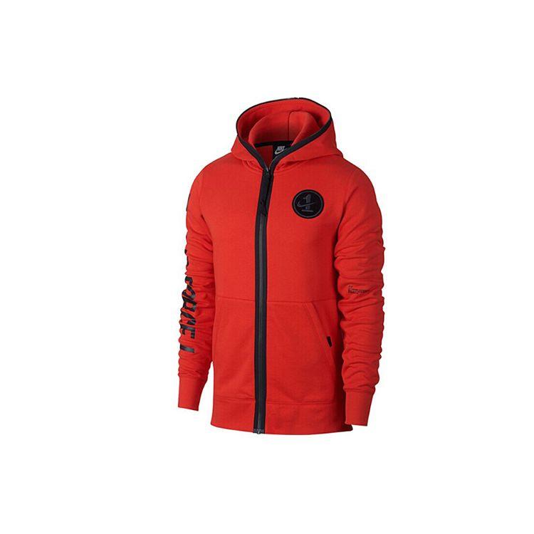 Nike Air Force 1 Men s Full-Zip Hoodie Red AJ0785-634 L