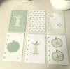 A7 6Holes Loose Leaf Notebook Refill Spiral Binder Color Design Inner Page Inside Paper Stationery