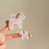 2 PCS Barrettes Horse Shark Clip Acetate Hair Clip Foal Side Clip Sweet Acetic Acid Hairpins Girls