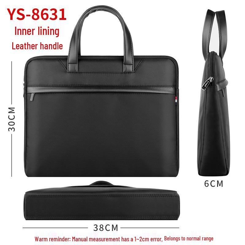 Men s Waterproof Business Briefcase - Large Capacity Office & Laptop Bag