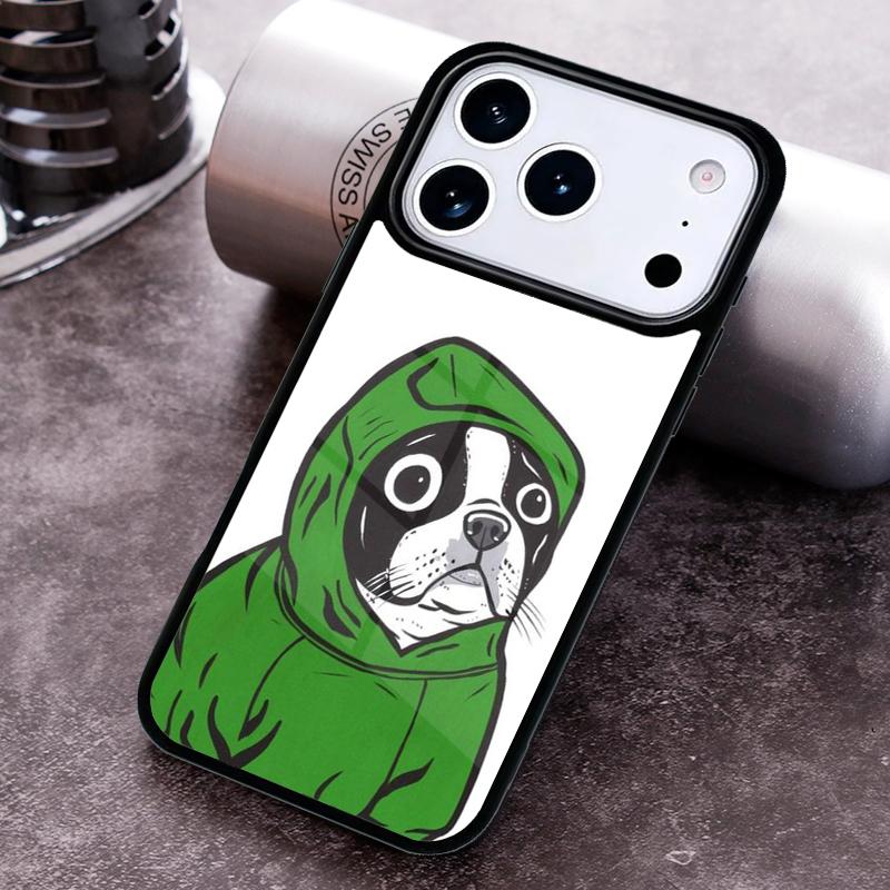 Cute French Bulldog Boston Terrier Phone Case For iPhone 17 16 15 14 13 12 11 Pro Max Plus 17Air Soft Silicone Cover