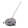 15 Inch Pressure Washer Surface Cleaner Stainless Steel Power Washer Accessory with 2 Extension Wand Quick Connect for