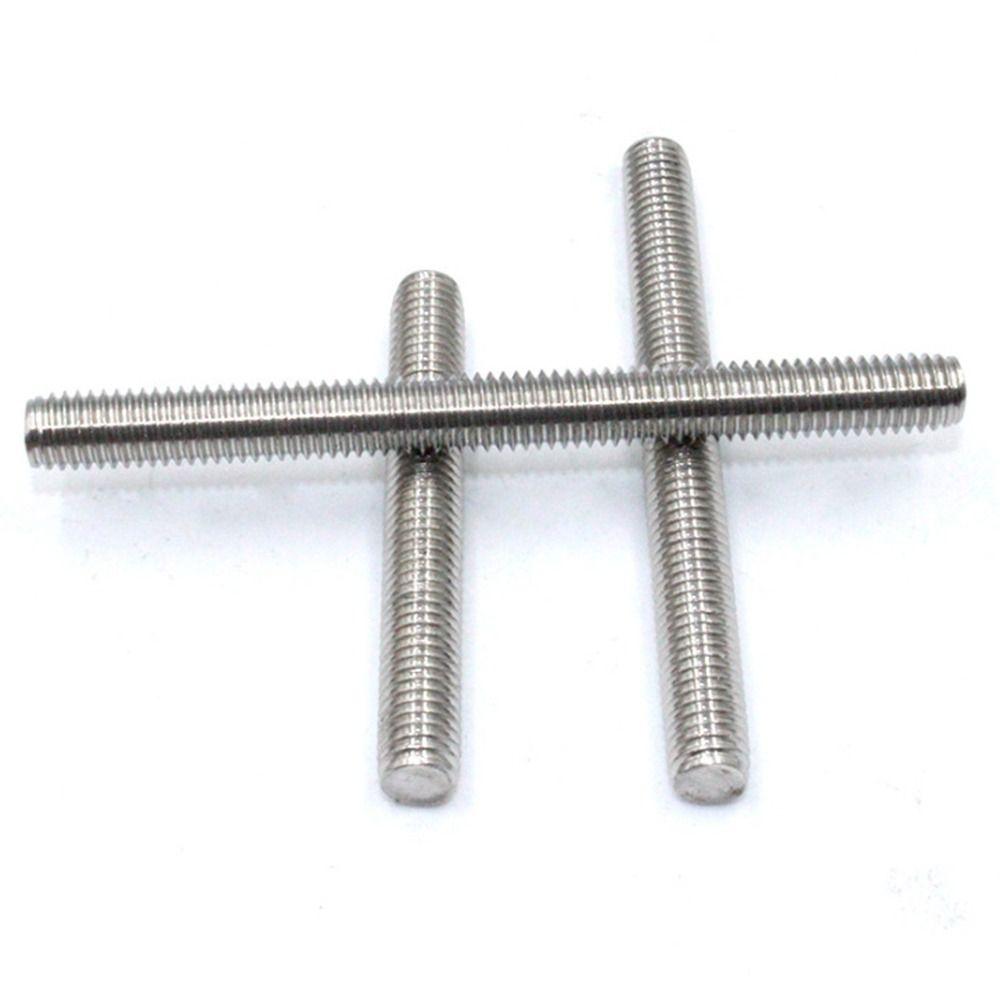 2PCS 0.8mm Thread Pitch Long Threaded Screw 304 Stainless Steel Rods Bar Studs  U-bolts