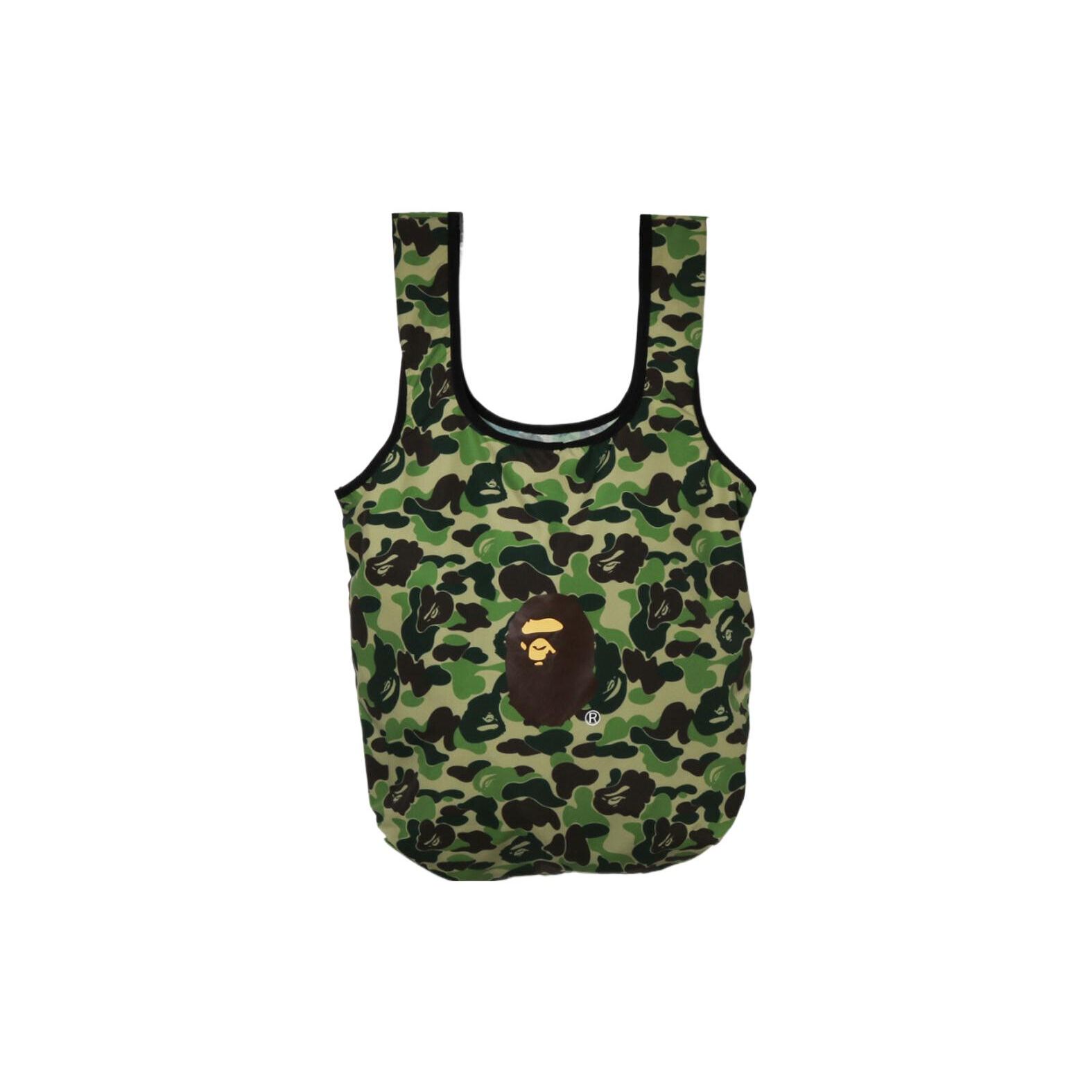 BAPE ABC Camo Ape Head Сумка-утилитарка Зеленая Мужская Уличная одежда 1J30189006 Camouflage