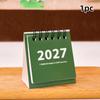 Calendario da scrivania Mini 2027 Formato tascabile Planner da viaggio portatile per casa Ufficio Scuola Tracciamento dell'orario di lavoro
