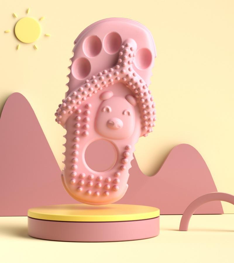 Pet Molar Tooth Cleaning Dog Bite Toy Slippers OEM_ODM Supplier Resistant Physical Consumption Pet Toys