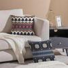 Classical Trend Moroccan Prints Flower Cushion Cover Linen Pillowcase Soft For Sofa Bed Home Room Decor