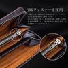 ACLUO Long Tochigi Genuine Crafted by Top Leather Large Black Men's Wallet, Leather, Leather, Artisans, Capacity, (Black)